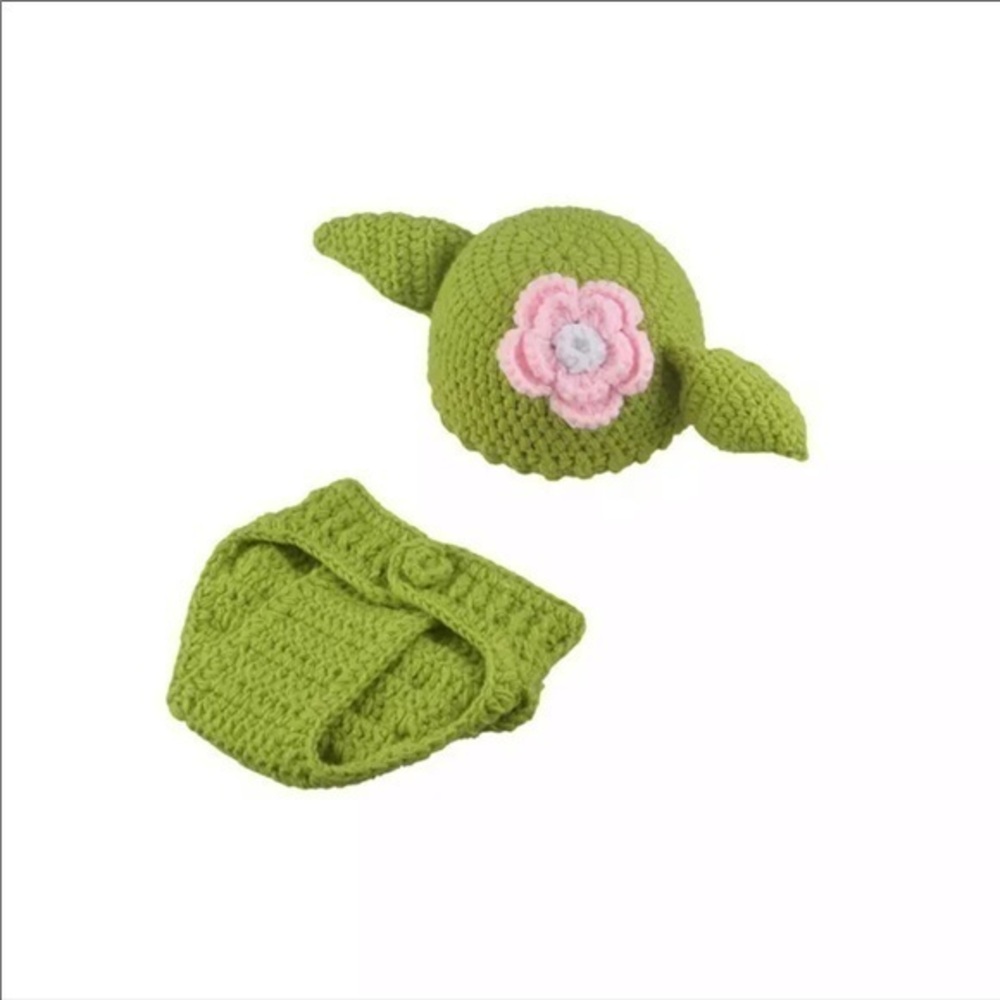 Baby girl yoda newborn photography prop - Picture 2 of 4